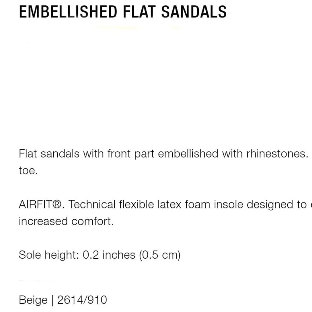 Beige Jewel-Embellished Slide Sandals - Picture 6 of 6